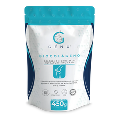 GENU Colágeno Hidrolizado Biocolágeno™ Tipo I y III, Puro, Sin Sabor | 450 g
